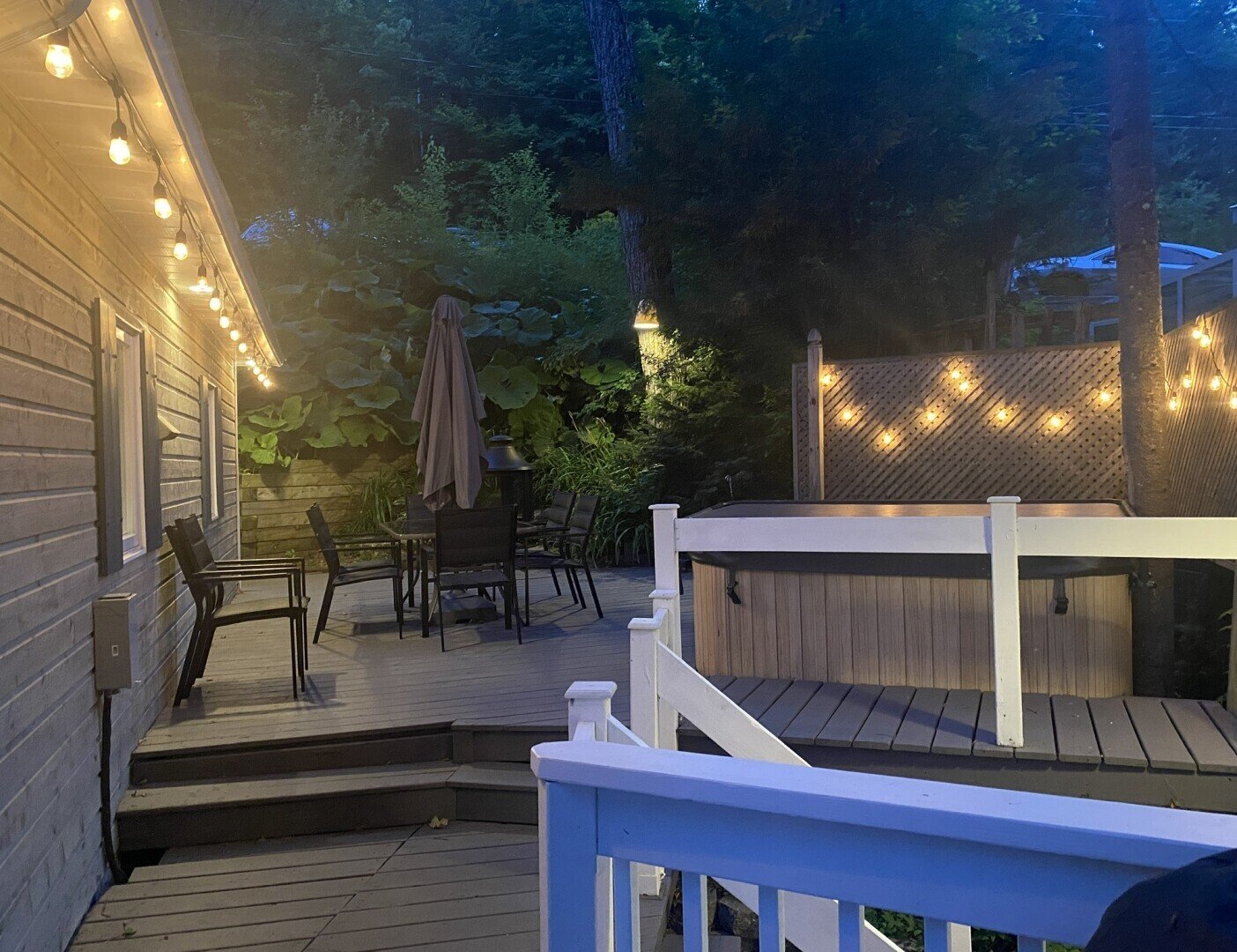 Terrasse · ambiance du soir